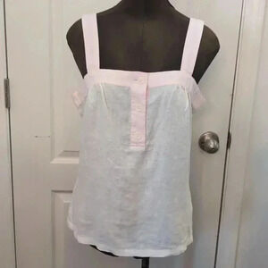 Island company women's linen tank top